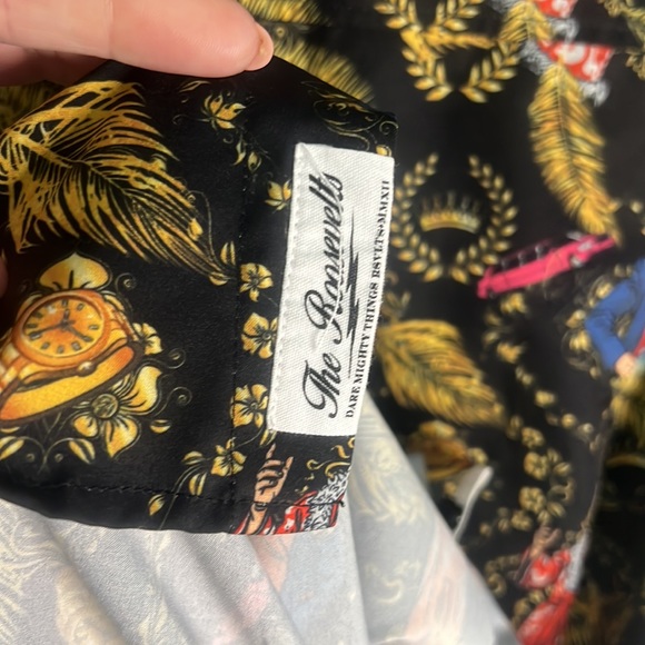 Rick Flare Button Up Mens Shirt - Picture 6 of 7